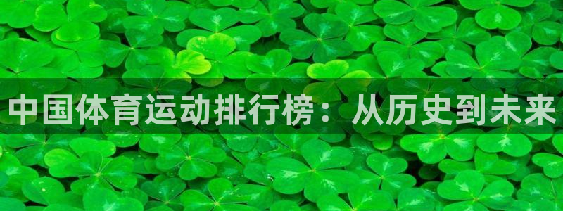 欧亿体育官方正版app开户：中国体育运动排行榜：从历史到未来